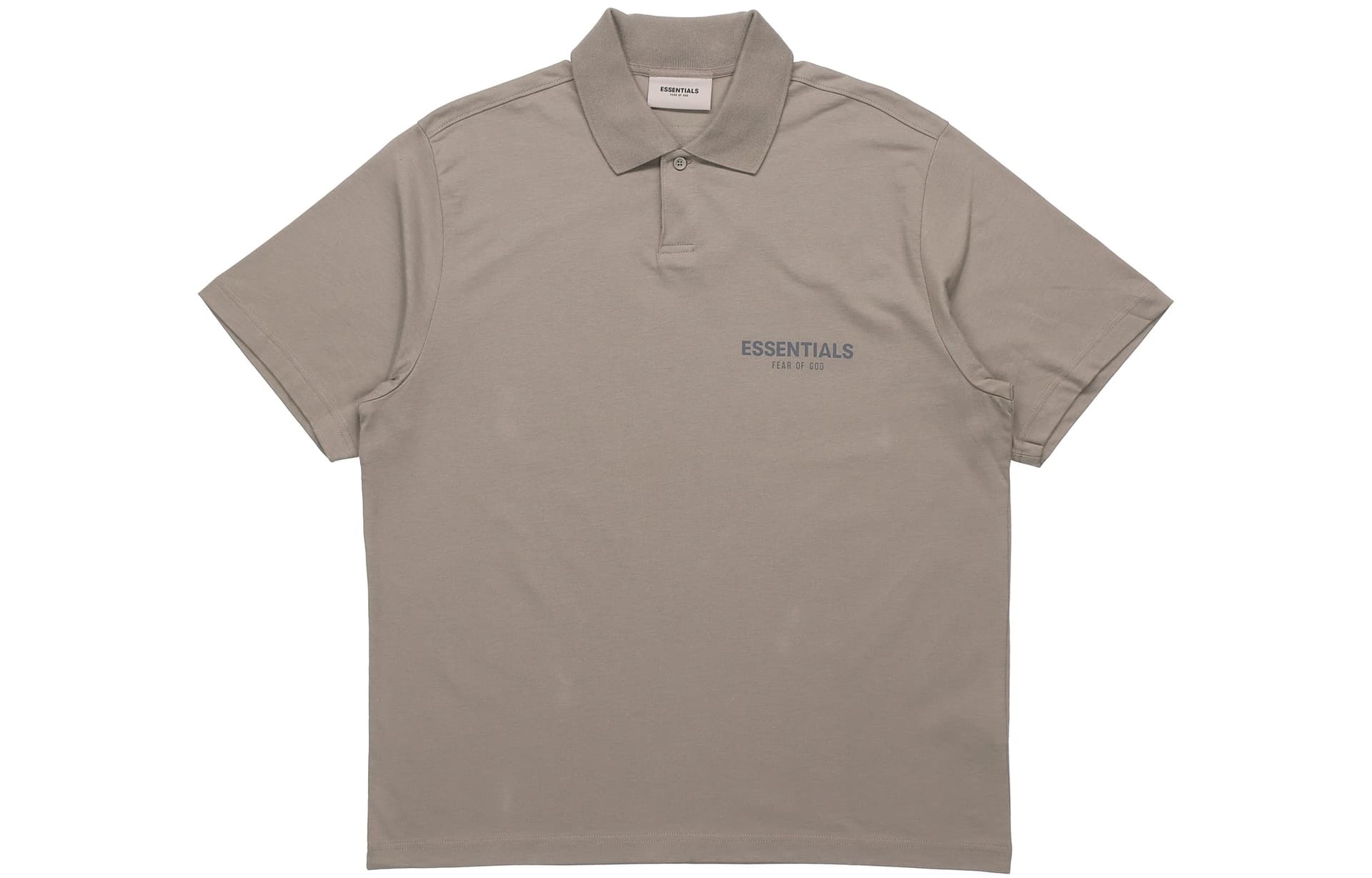 Поло Fear of God Essentials FW20 Polo Shirt Taupe Polo - изображение 1