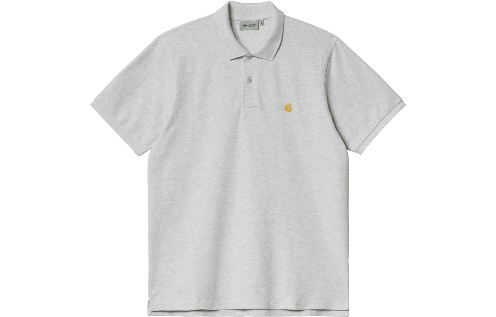 Поло Carhartt WIP SS22 Ss Chase Pique Polo-Ash Heather LogoPolo - изображение 1