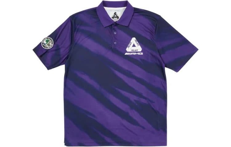Поло PALACE SS21 x AMG Polo Purple LogoPolo - изображение 1