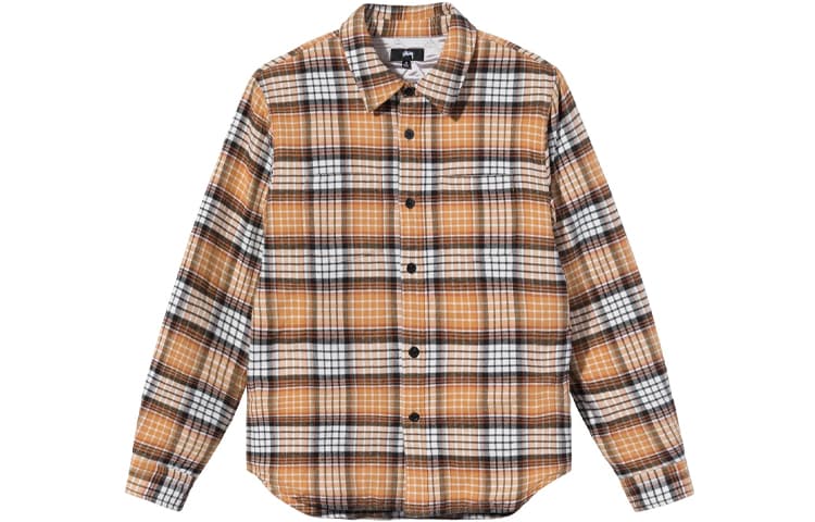 Рубашка Stussy FW21 Quilted Lined Plaid Shirt - изображение 1