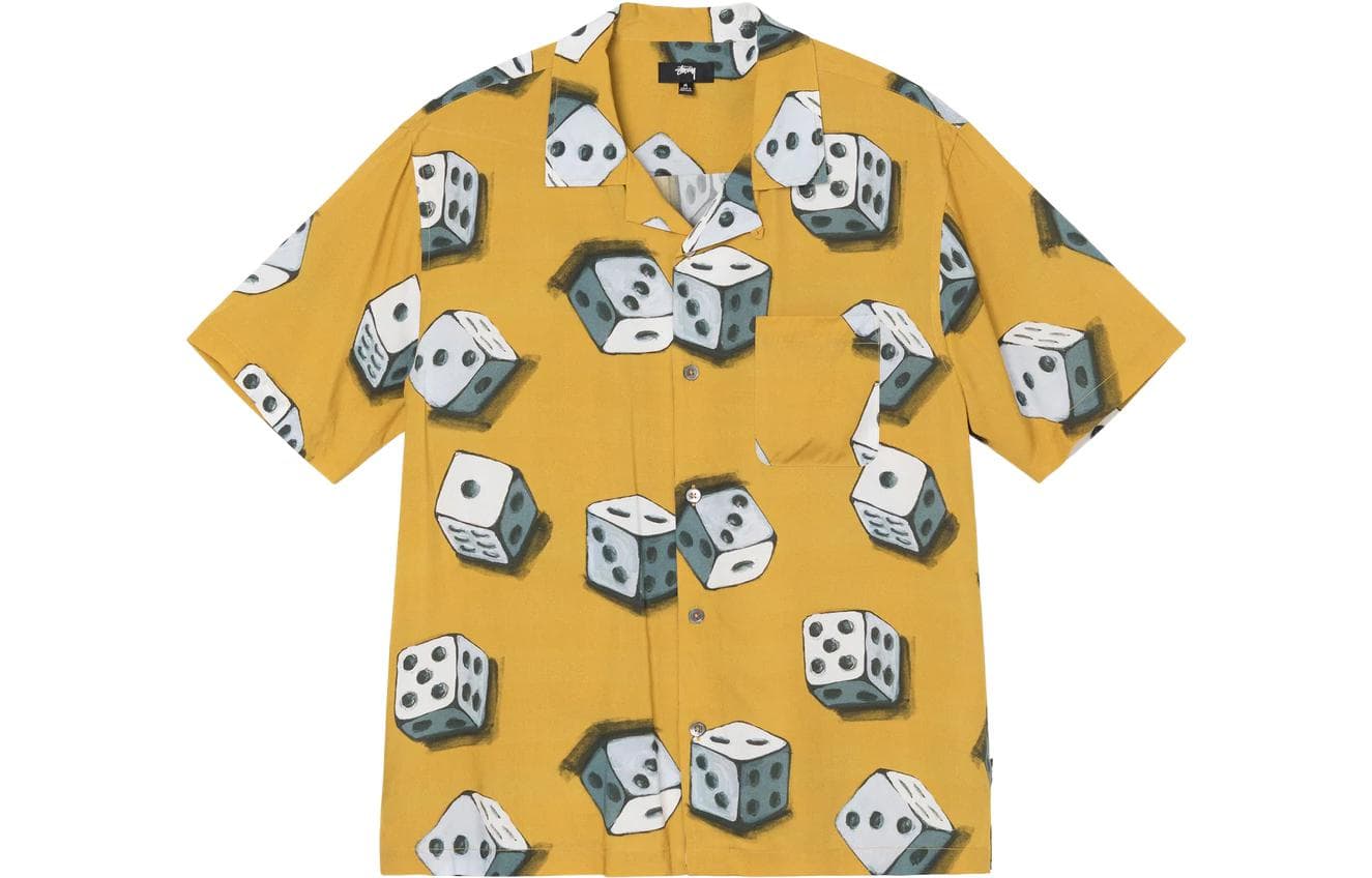 Рубашка Stussy SS22 Dice Pattern Shirt - изображение 1