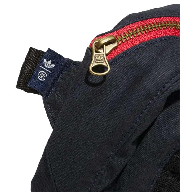 Поясная сумка Adidas Originals Трилистник CLOT Коллаборация Молния Хлопковая Поясная Сумка (Бандана) Мужская Полуночный Индиго - изображение 6