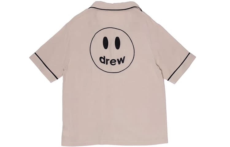 Рубашка Drew House FW21 Pajama top Beige - изображение 1
