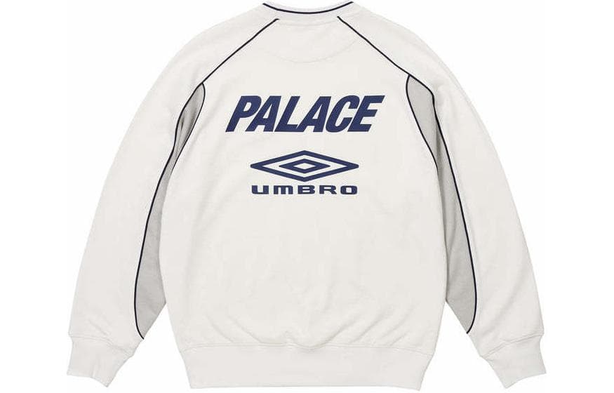 Худи PALACE x umbro SS24 WARM UP CREW - изображение 1