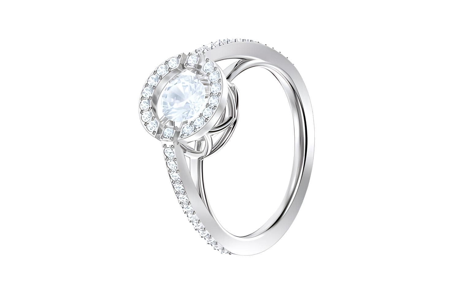Кольцо Swarovski Sparkling Dance Round Ring - изображение 2