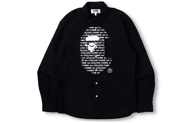 Рубашка A BATHING APE x COMME des GARÇONS - изображение 1