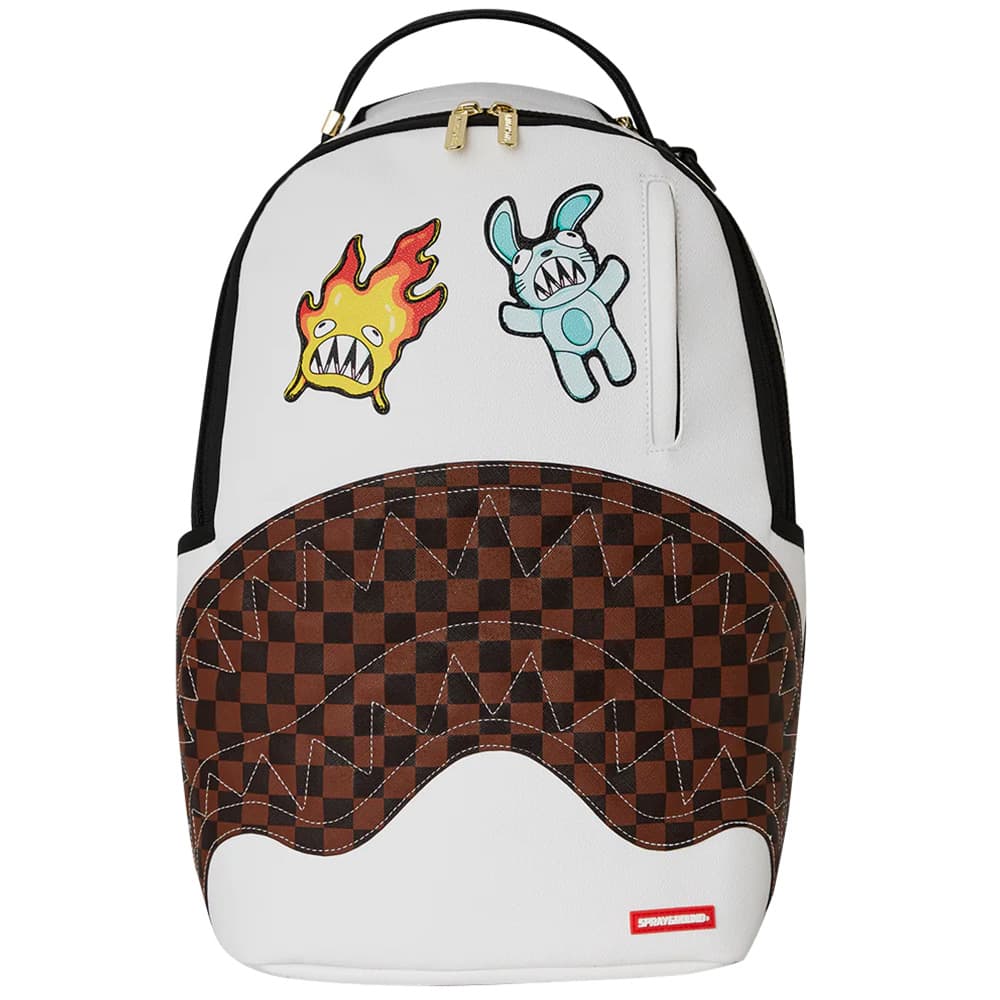 Рюкзак SPRAYGROUND ПВХ Рюкзак Стандартный (Стандартный) Унисекс Натуральный Белый - изображение 1