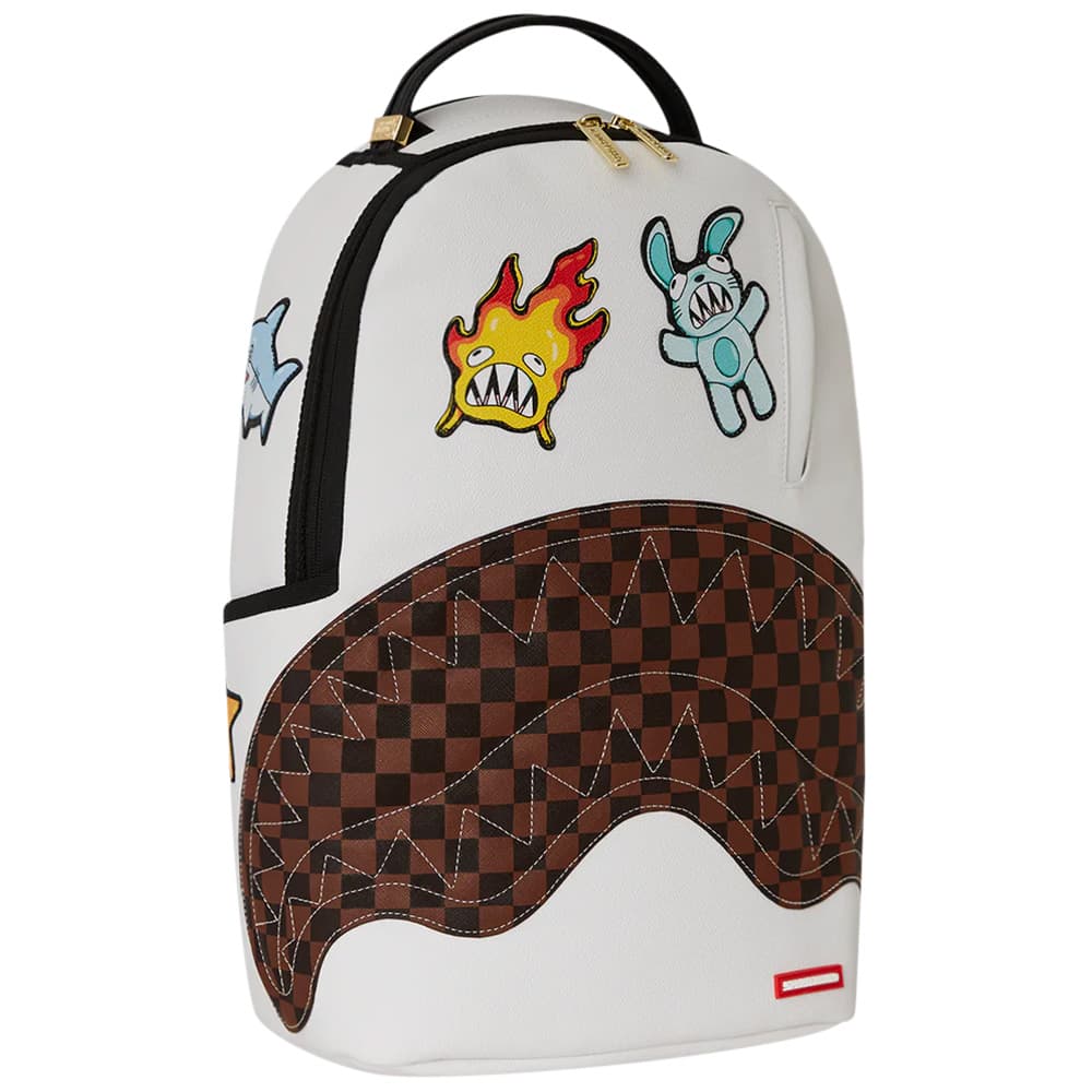 Рюкзак SPRAYGROUND ПВХ Рюкзак Стандартный (Стандартный) Унисекс Натуральный Белый - изображение 2