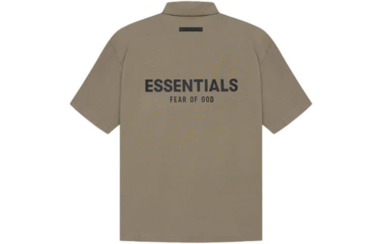 Поло Fear of God Essentials SS21 Short Sleeve Polo Taupe LogoPolo - изображение 1