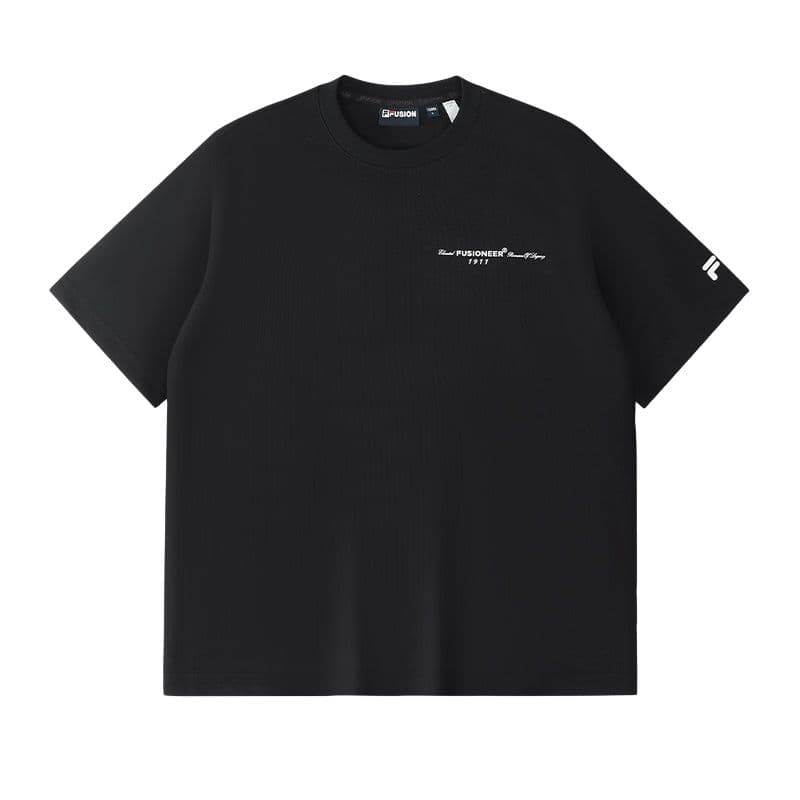 Футболка FILA FUSION LIFEfusioneer1911 T Рубашка Мужская Глубокий Черный BK - изображение 1