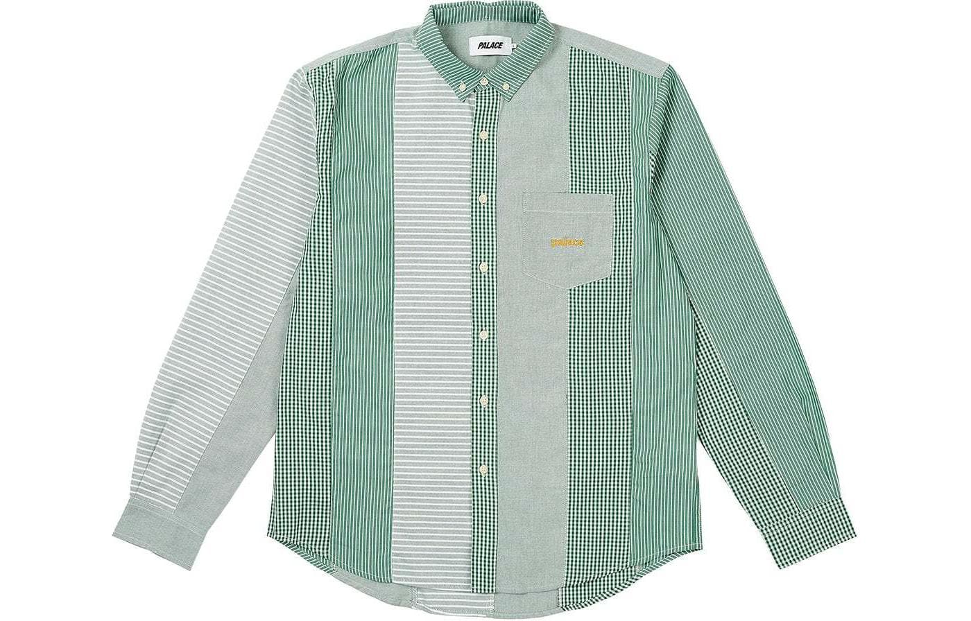 Рубашка PALACE SS24 PATCHWORK STRIPE SHIRT - изображение 1