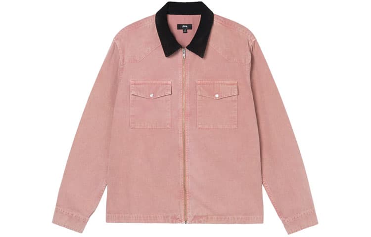 Рубашка Stussy SS22 Washed Canvas Work Shirt - изображение 1