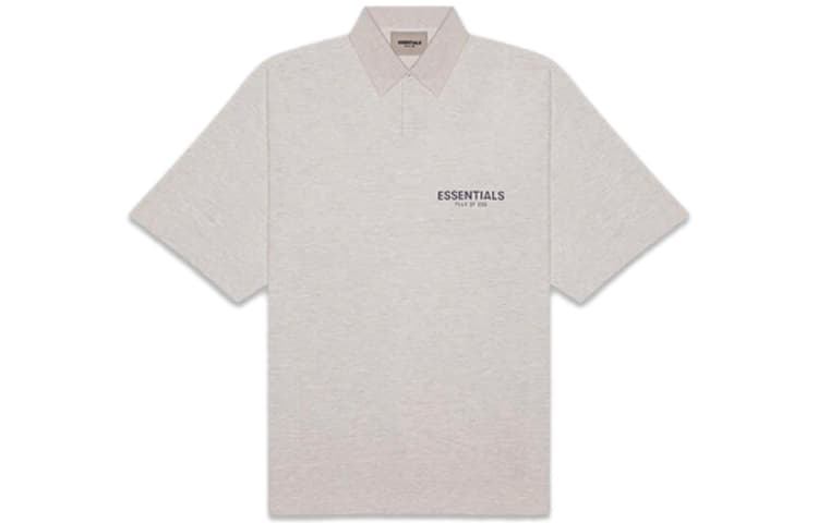 Поло Fear of God Essentials FW20 Dark Heather Oatmeal Polo - изображение 1