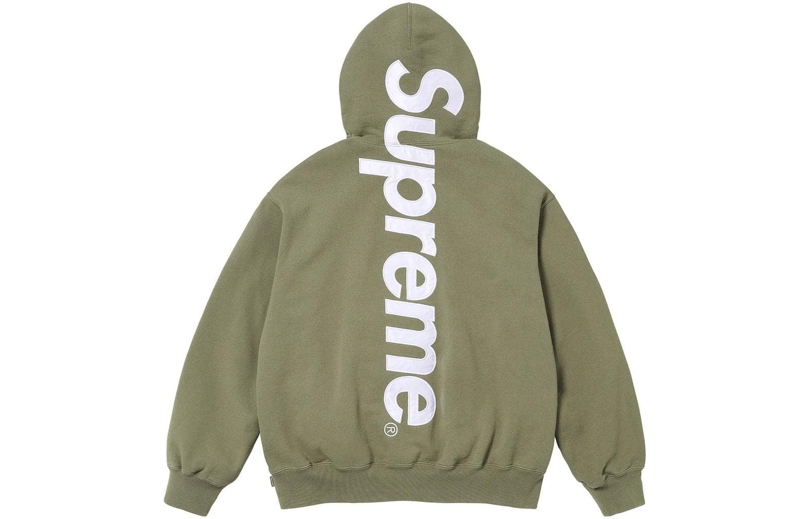 Кофта Supreme FW23 WEEK8 SATIN APPLIQU HOODED SWEATSHIRT Logo - изображение 1