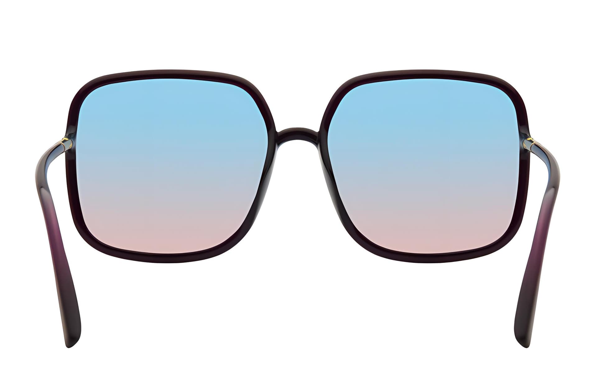 Солнцезащитные очки DIOR Square Sunglasses Purple Gradient - изображение 5
