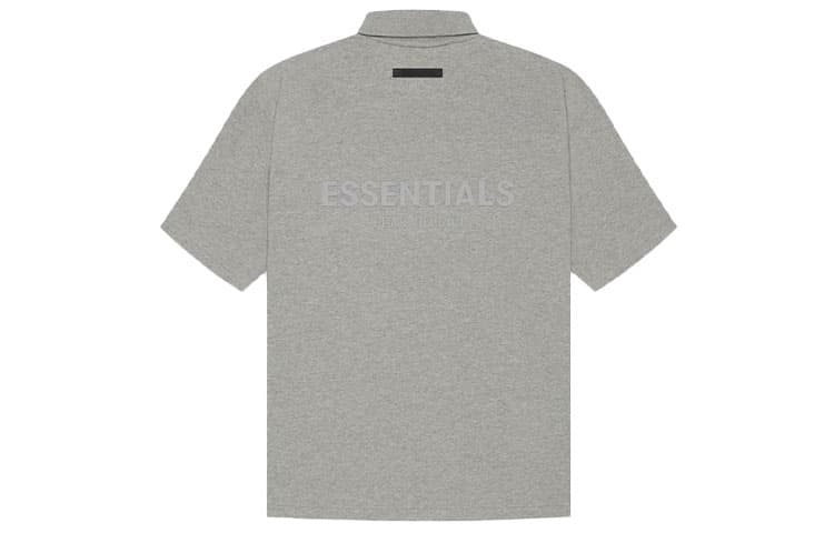 Поло Fear of God Essentials SS21 Short Sleeve Polo Dark Heather Oatmeal POLO - изображение 3