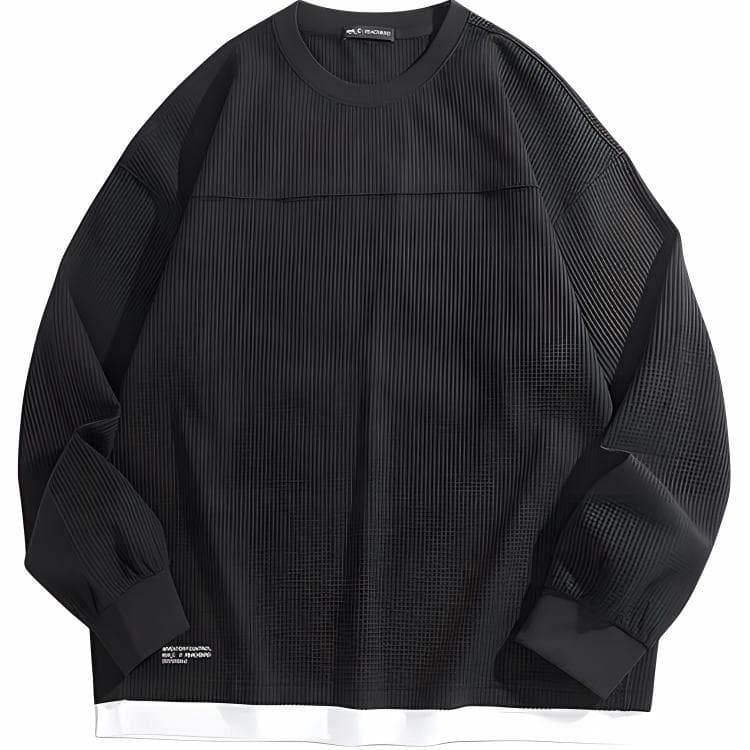 Кофта PEACEBIRD MEN Eye-C Collaboration Sweatshirt Black - изображение 1