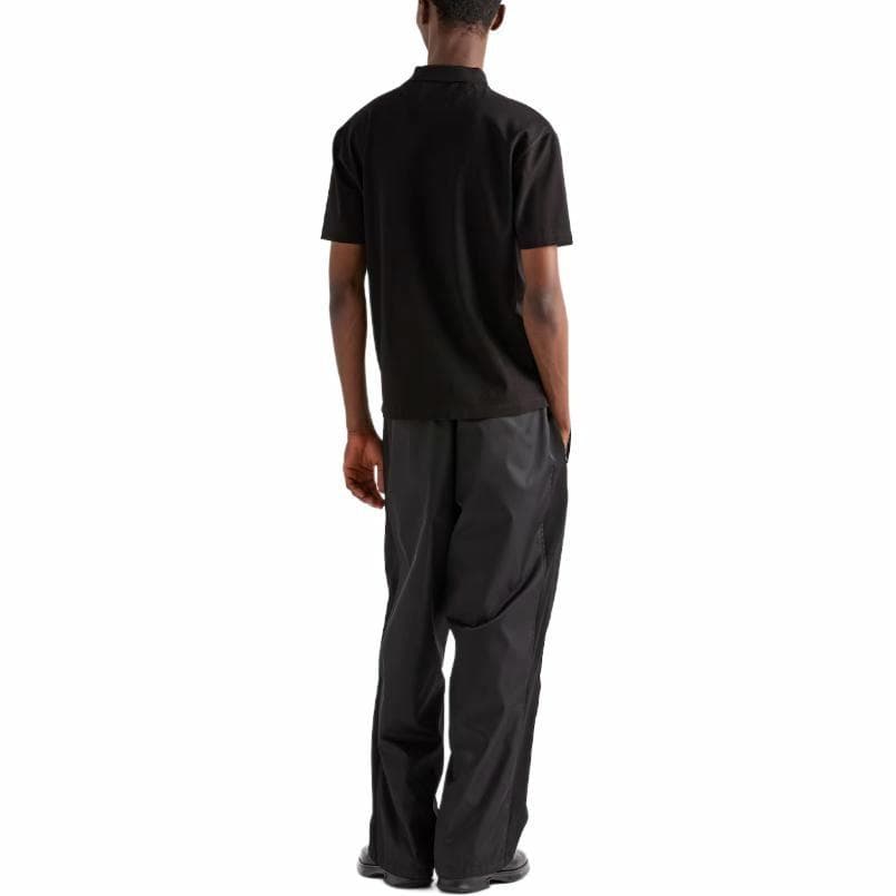 Поло Prada FW24 Logo Polo Black - изображение 3