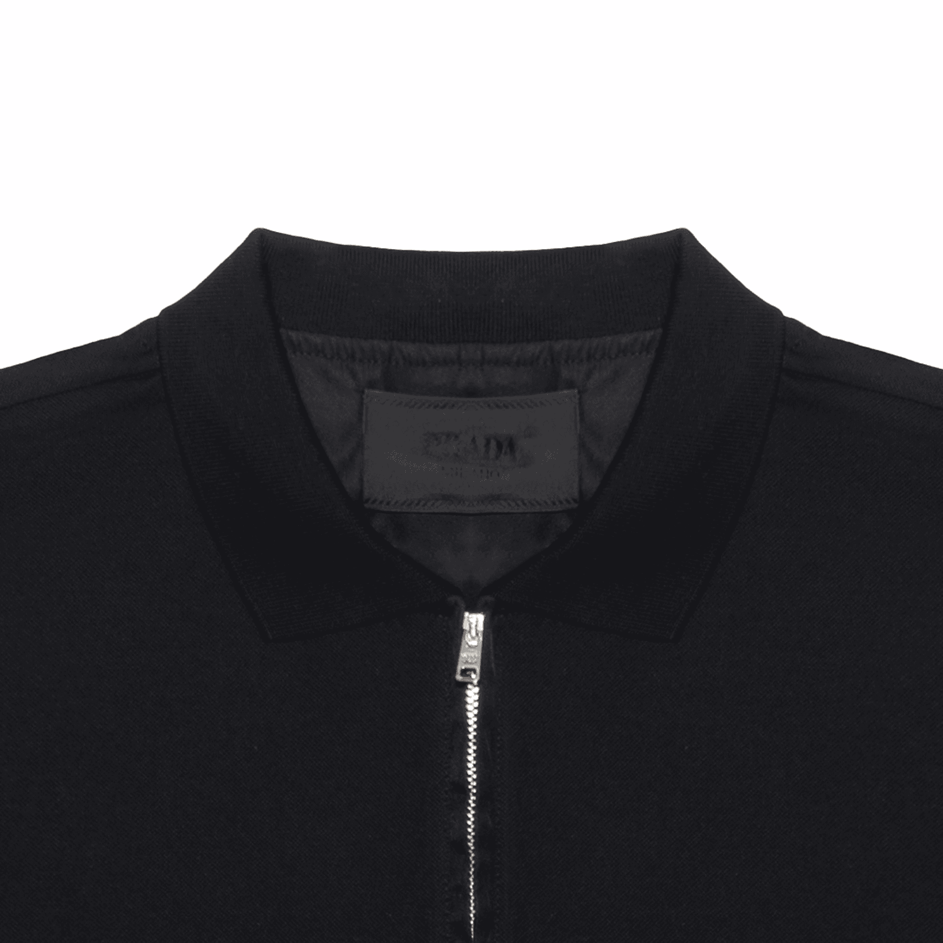 Поло Prada FW24 Logo Polo Black - изображение 7