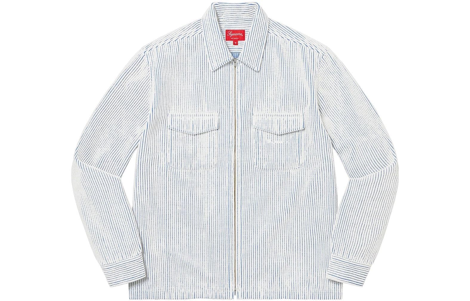 Рубашка Supreme SS23 Week 2 2-TONE CORDUROY ZIP UP SHIRT - изображение 2