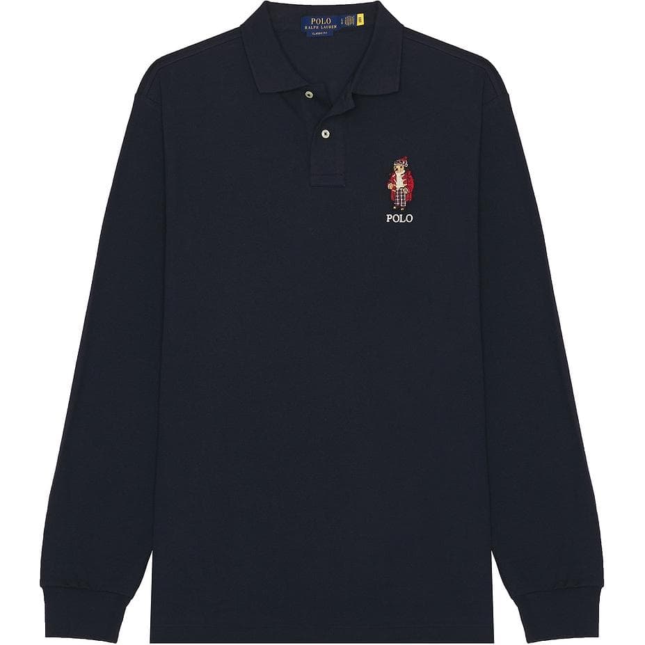 Поло Polo Ralph Lauren Мужское Поло Морской Синий - изображение 1