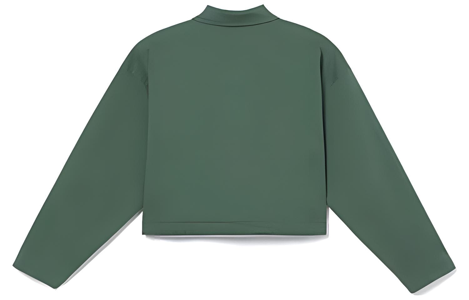 LACOSTE SS23 Укороченное пальто женское цвет деревянно-зеленый - изображение 2