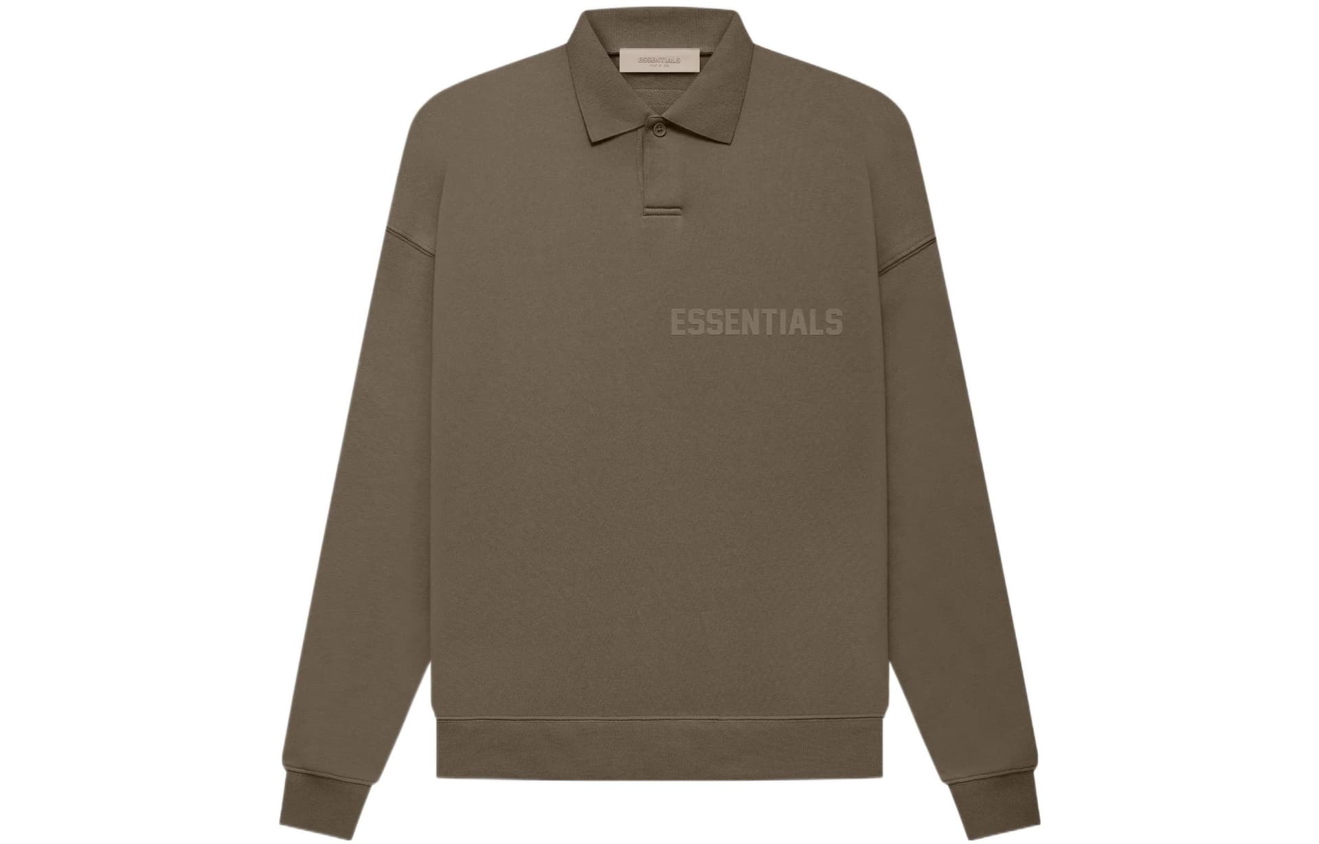 Поло Fear of God Essentials FW22 LS Wood Polo - изображение 1