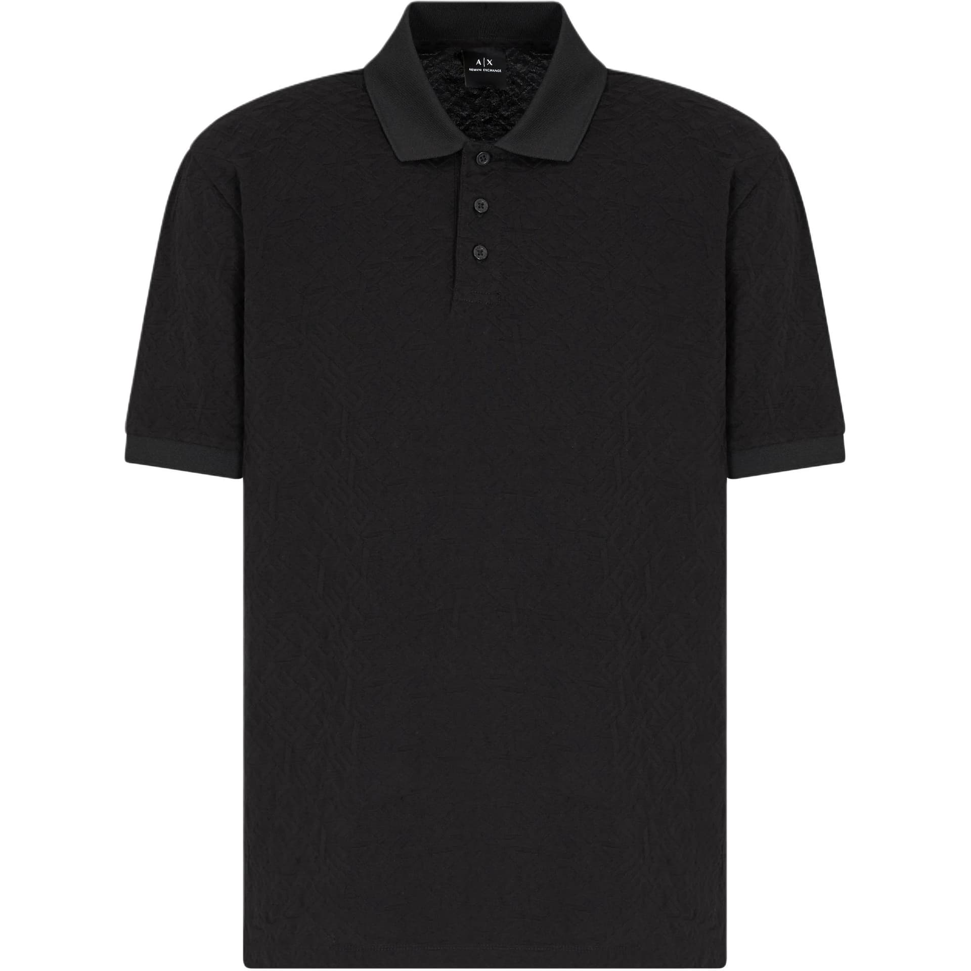 Поло ARMANI EXCHANGEAE SS25 Поло Мужское Черное - изображение 1