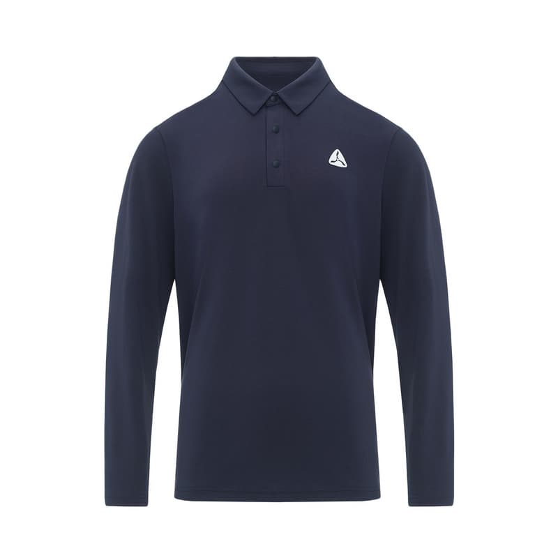 Поло LI NING 1990 Golf Collection Поло Мужской Ночной синий - изображение 1
