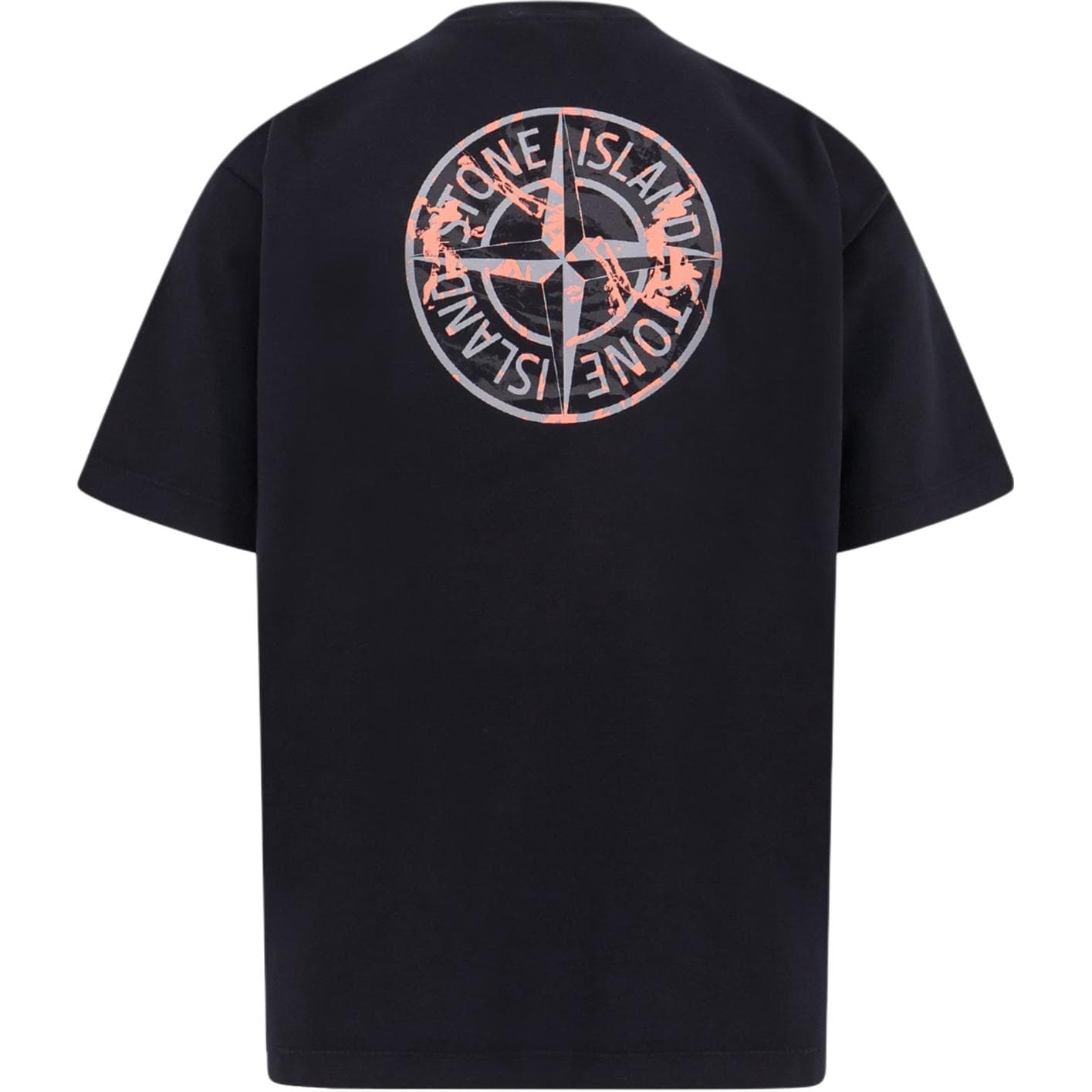 Футболка STONE ISLAND SCAN CAMO T Рубашка Мужская Черная - изображение 2