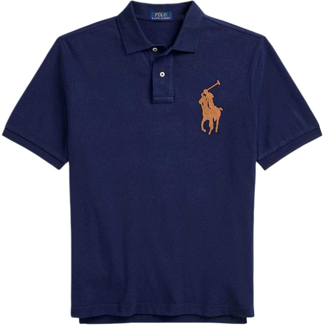 Поло Polo Ralph Lauren Big Pony Поло Смешанная поставка Мужской Элегантный Морской синий - изображение 1