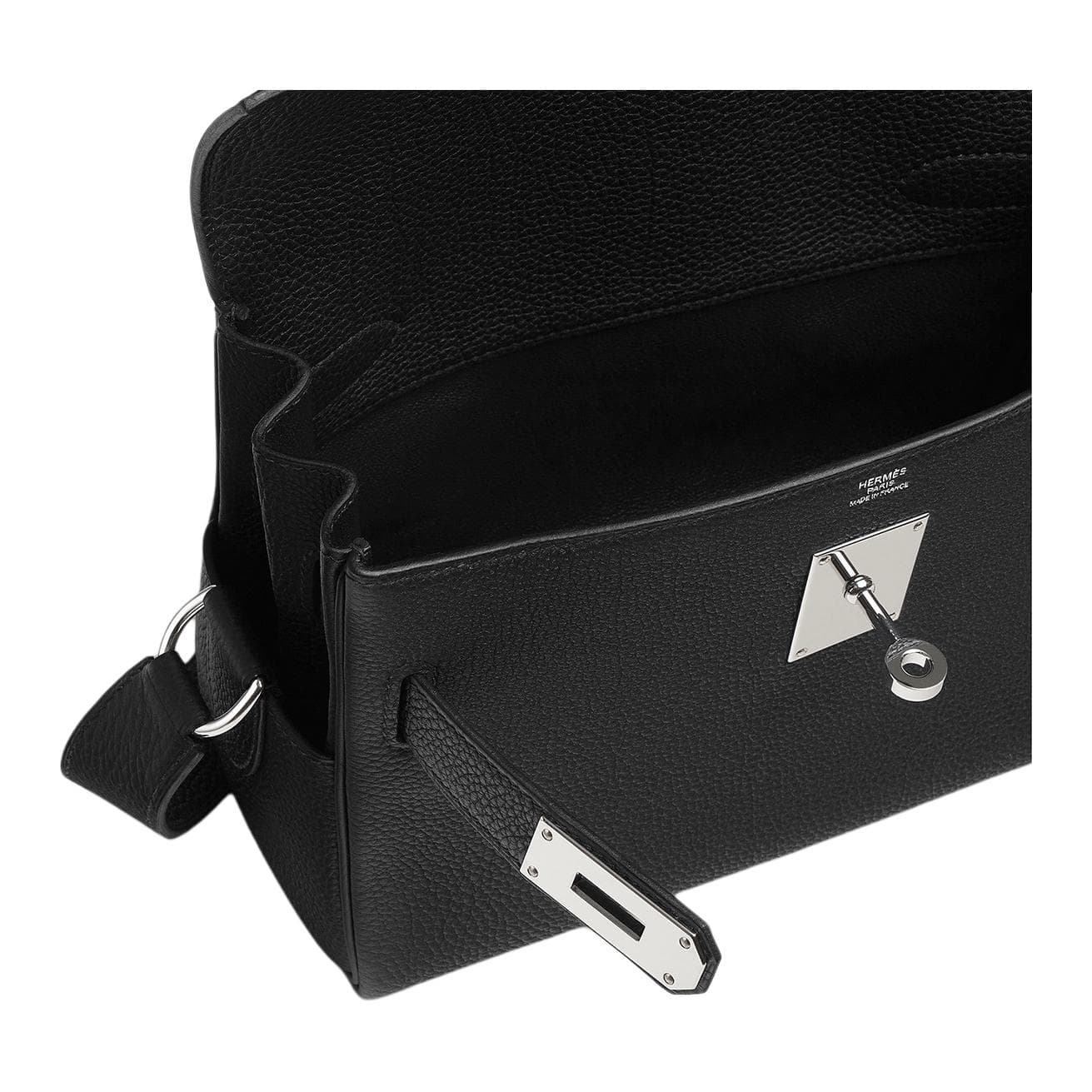 Сумка через плечо HERMES Kelly Togo 89 Noir - изображение 4