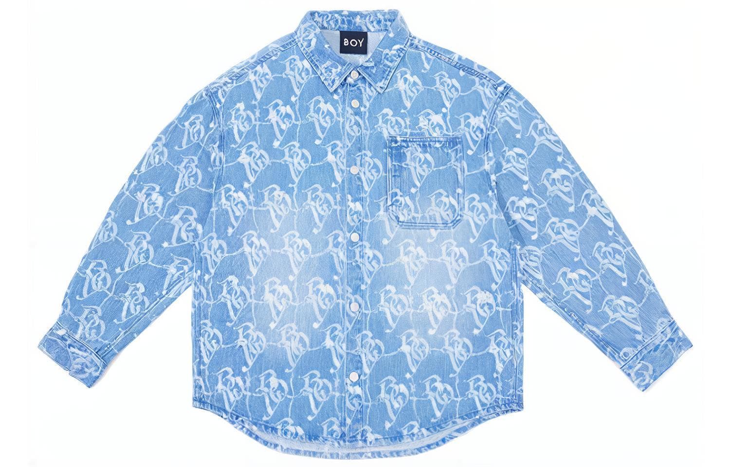 Кофта Boy London FW22 Long Sleeve Shirt Blue - изображение 1