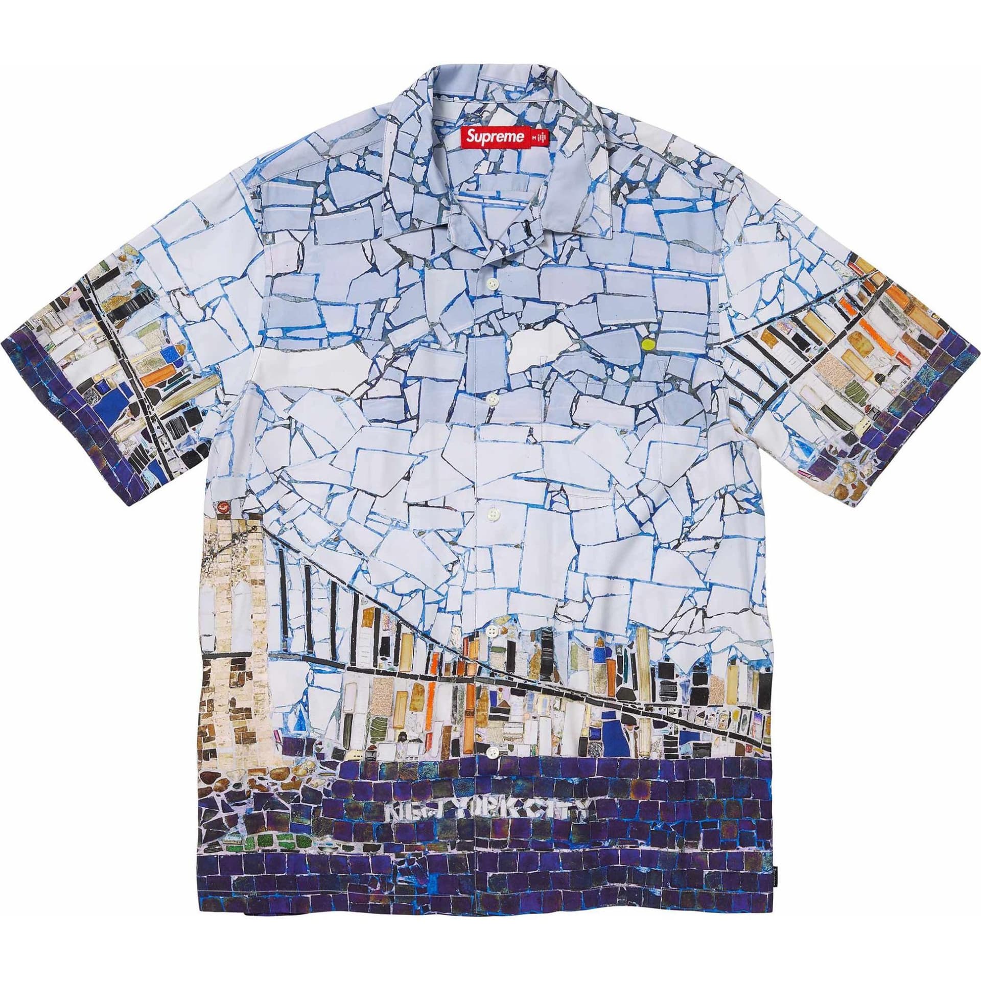 Рубашка Supreme SS24 WEEK11 MOSAIC SS SHIRT logo - изображение 1
