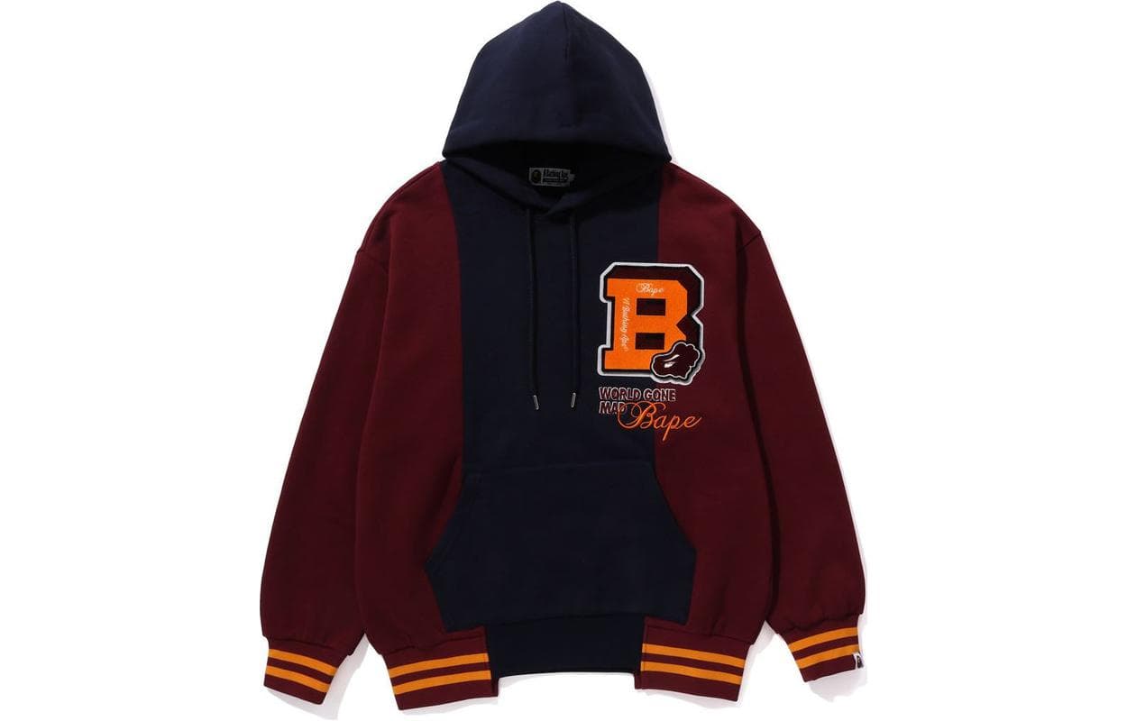 Худи BAPE Color Blocking Pullover Hoodie - изображение 1