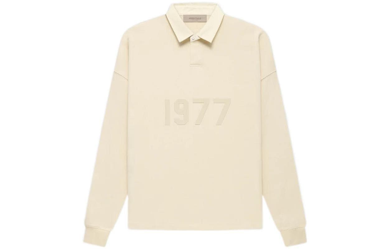 Поло Fear of God Essentials FW22 1977 Henley Rugby in Egg Shell Polo - изображение 1