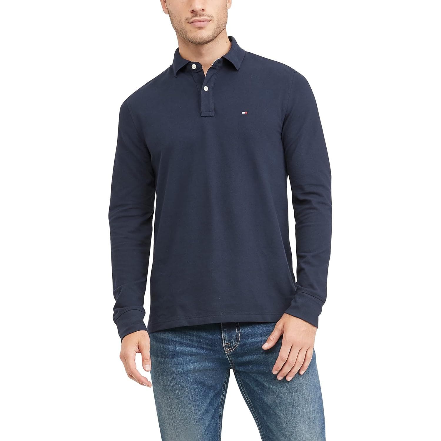 Поло Tommy Hilfiger Polo Мужское Темно-синий - изображение 1