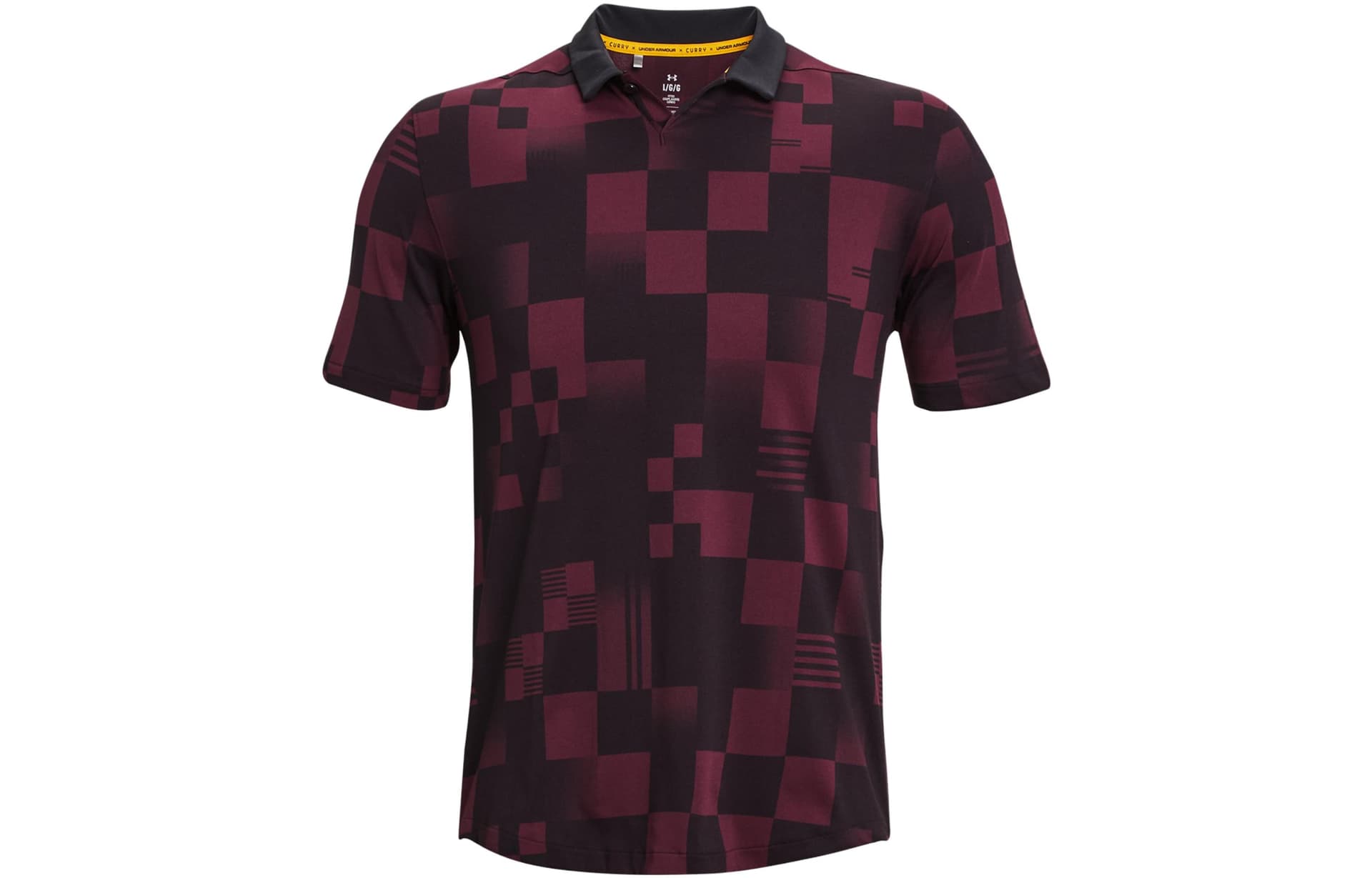 Поло Under Armour Мужское Поло Бордового Цвета - изображение 1