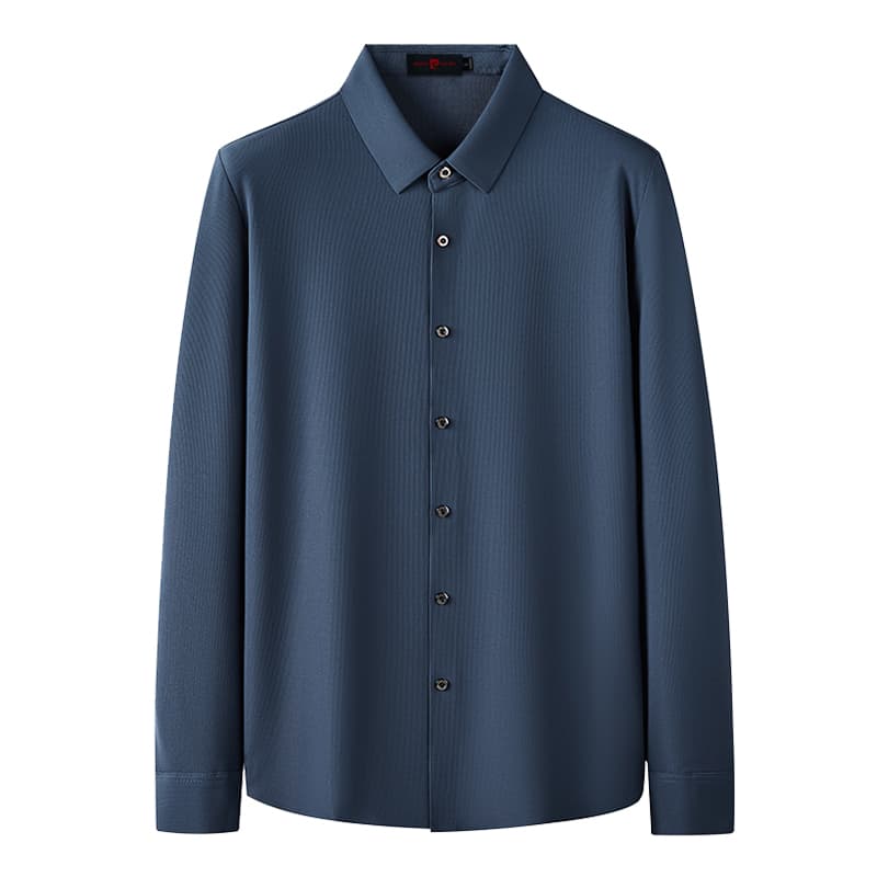Рубашка PIERRE CARDIN Blue Men's Shirts PIERRE CARDIN Синий Мужские Рубашки - изображение 1