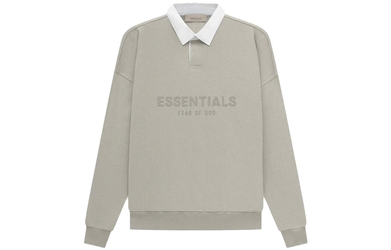 Поло Fear of God Essentials SS23 Waffle Henley Rugby Seal LogoPolo - изображение 1
