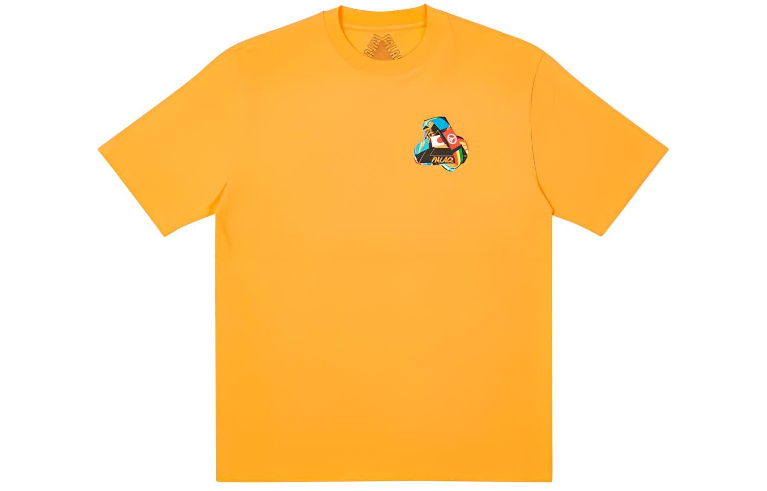 Футболка PALACE National Flag Triangle Print Short Sleeve T-shirt T - изображение 2