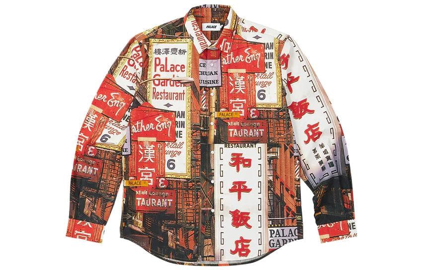 Рубашка PALACE Downtown Shirt Red - изображение 1