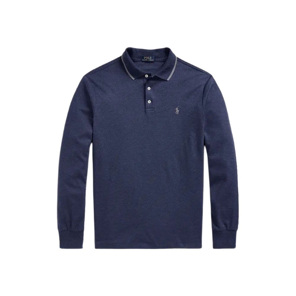 Поло Polo Ralph Lauren SS24 Polo Стандартный Размер Мужской Морской Синий - изображение 1