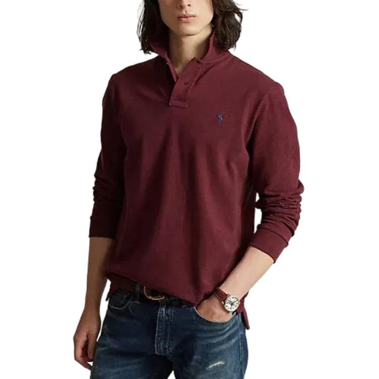 Поло Polo Ralph Lauren Поло Классическая версия Мужской Красный - изображение 1