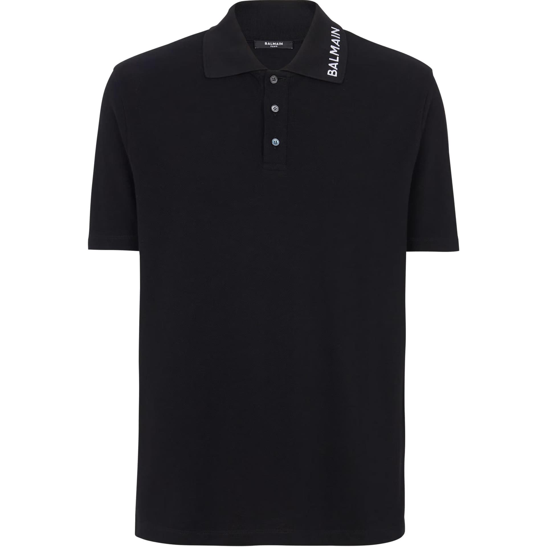 Поло BALMAIN Balmain Embroidered Polo Shirt Polo - изображение 1
