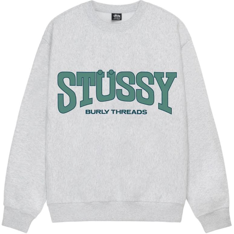Худи Stussy SS24 BURLY THREADS CREW Logo - изображение 1