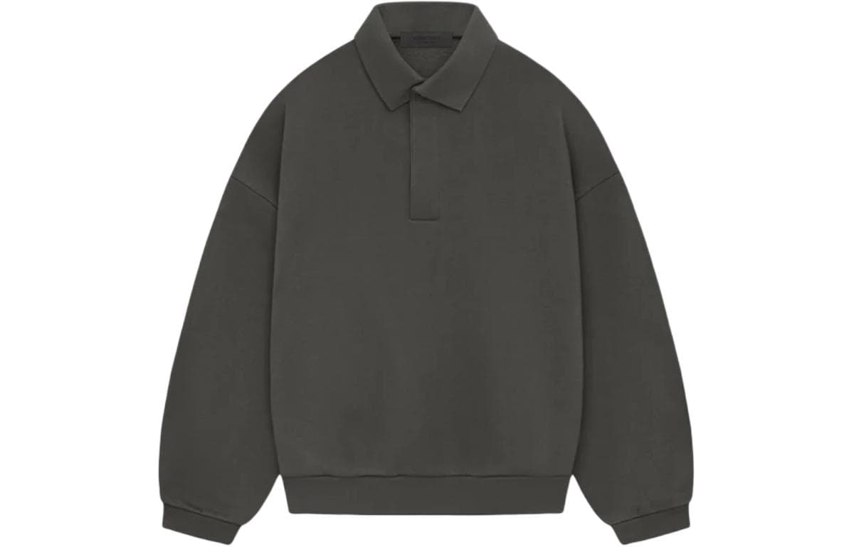 Кофта Fear of God Essentials SS24 Longsleeve Polo Ink - изображение 1