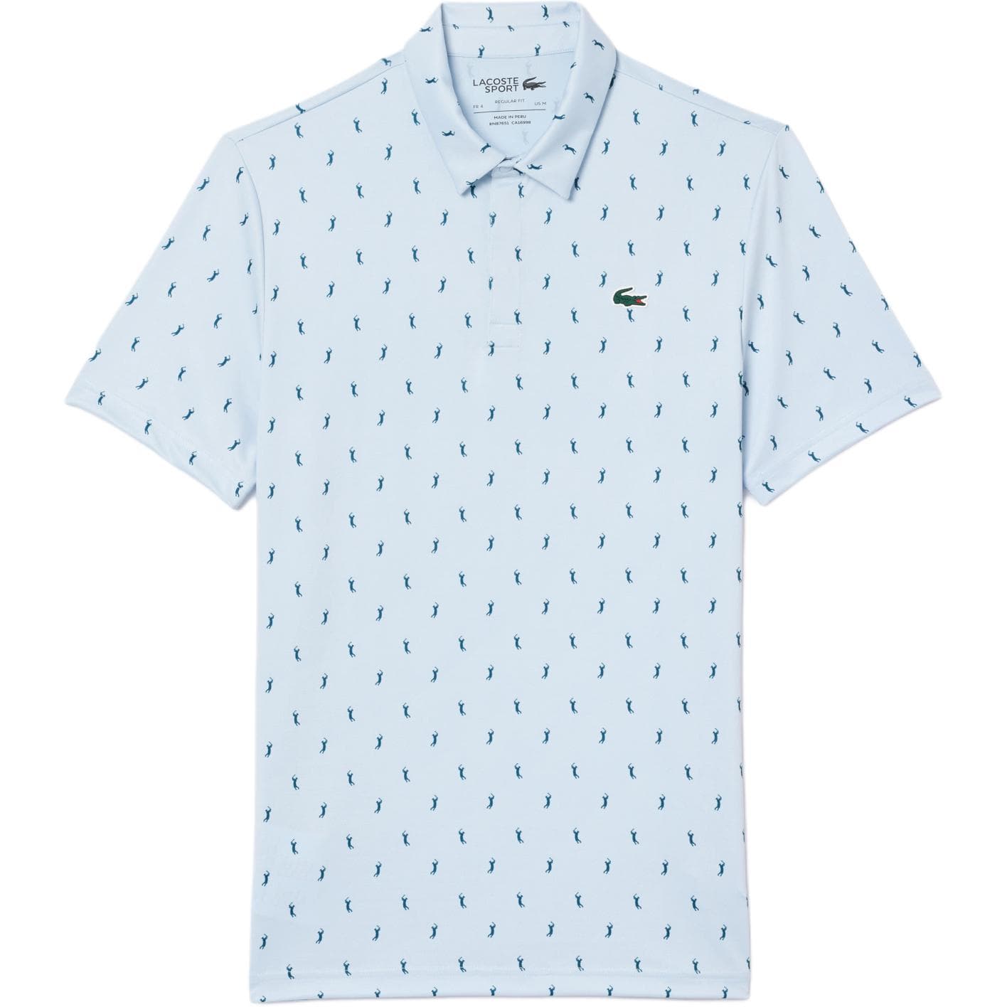 Поло LACOSTE Поло Мужское Светло-Синий Синий - изображение 1