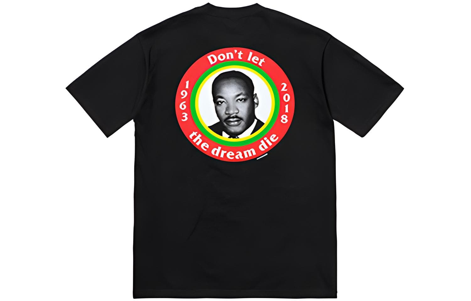 Футболка Supreme SS18 MLK Dream Tee Black T - изображение 2