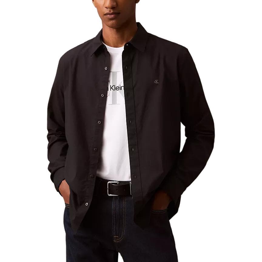 Рубашка Calvin Klein Мужские Черные Рубашки - изображение 1